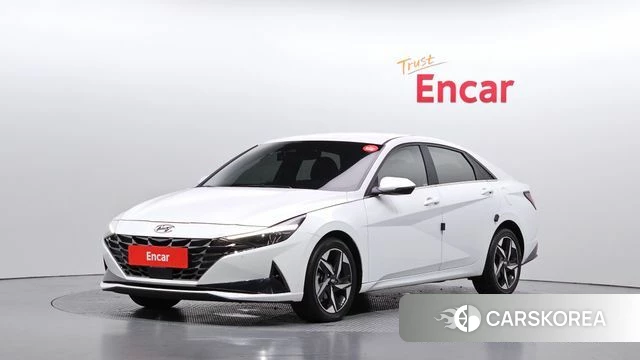 Hyundai Avante (CN7) 2020 Белый из Кореи