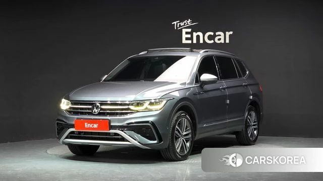 Volkswagen Tiguan Allspace 2022 Серый из Кореи
