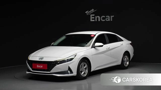 Hyundai Avante (CN7) 2022 Белый из Кореи