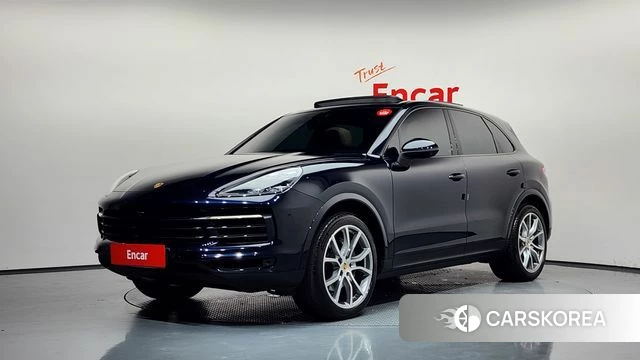 Porsche Cayenne (PO536) 2019 Синий из Кореи