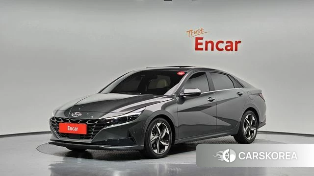 Hyundai Avante (CN7) 2022 Серый из Кореи
