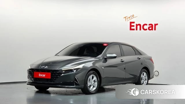 Hyundai Avante (CN7) 2021 Темно-зеленый из Кореи