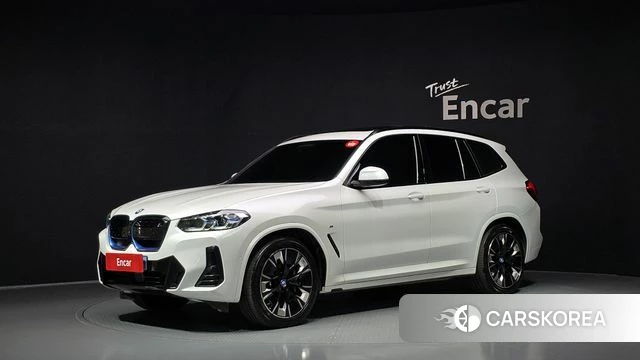 BMW iX3 2023 Белый из Кореи