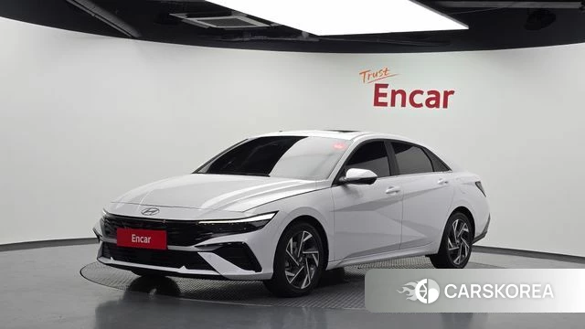 Hyundai The New Avante (CN7) 2023 Белый из Кореи