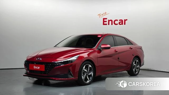 Hyundai Avante (CN7) 2020 Красный из Кореи