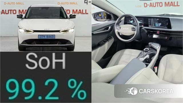 Kia EV6 2022 Белый из Кореи