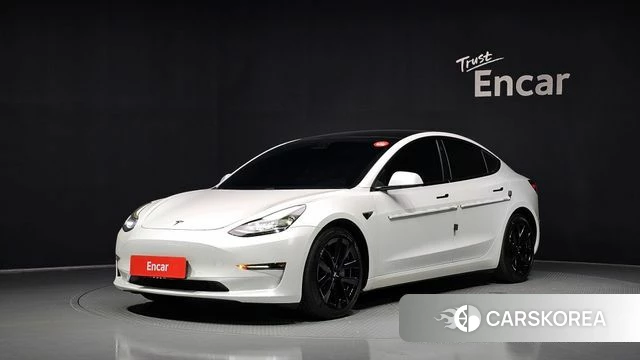 Tesla Model 3 2021 Белый из Кореи