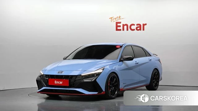 Hyundai Avante (CN7) 2021 Светло-серебряный цвет из Кореи