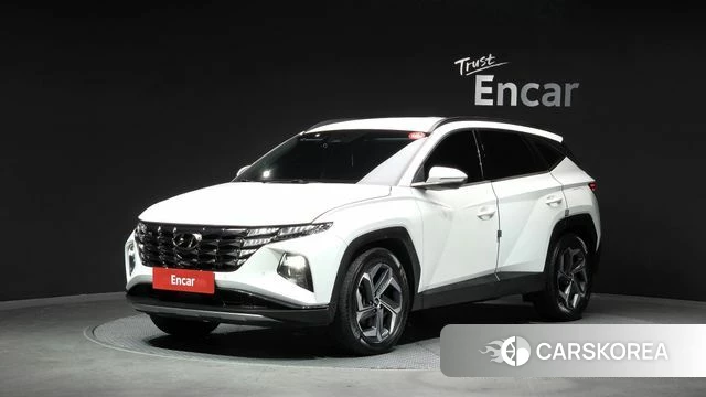 Hyundai Tucson (NX4) 2021 Белый из Кореи