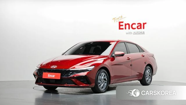 Hyundai The New Avante (CN7) 2024 Красный из Кореи