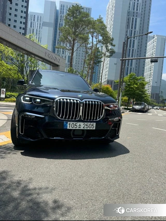 BMW X7 (G07) 2021 Синий из Кореи