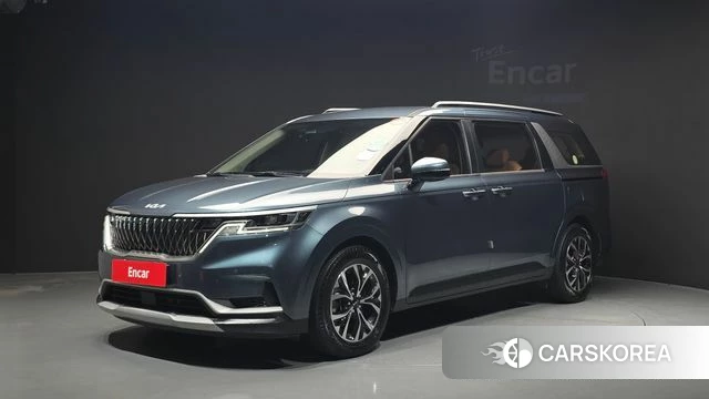 Kia Carnival 4th generation 2021 Небесно-голубой из Кореи
