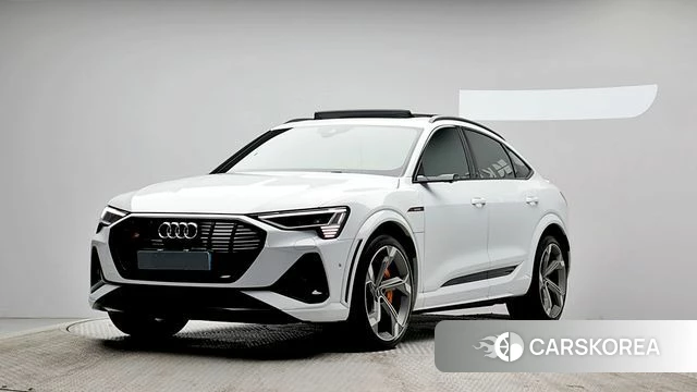 Audi e-Tron 2023 Белый из Кореи