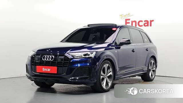 Audi Q7 (4M) 2022 Синий из Кореи