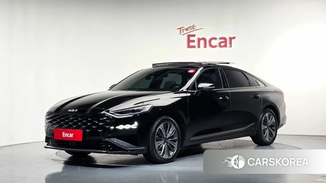 Kia K8 Hybrid 2023 Черный из Кореи