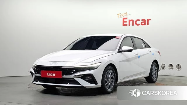 Hyundai The New Avante (CN7) 2024 Белый из Кореи