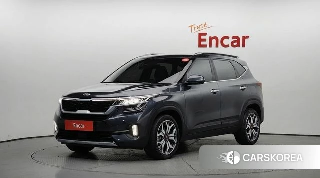 Kia Seltos 2021 Серый из Кореи