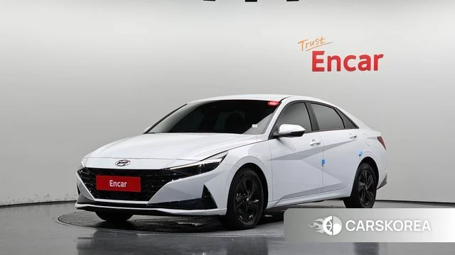Hyundai Avante (CN7) 2022 Белый из Кореи