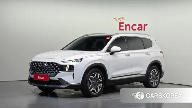 Hyundai The New Santa Fe 2021 Белый из Кореи