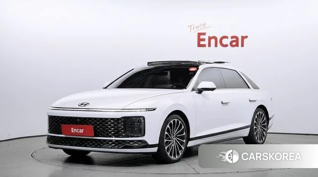 Hyundai Grandeur Hybrid (GN7) 2022 Белый из Кореи