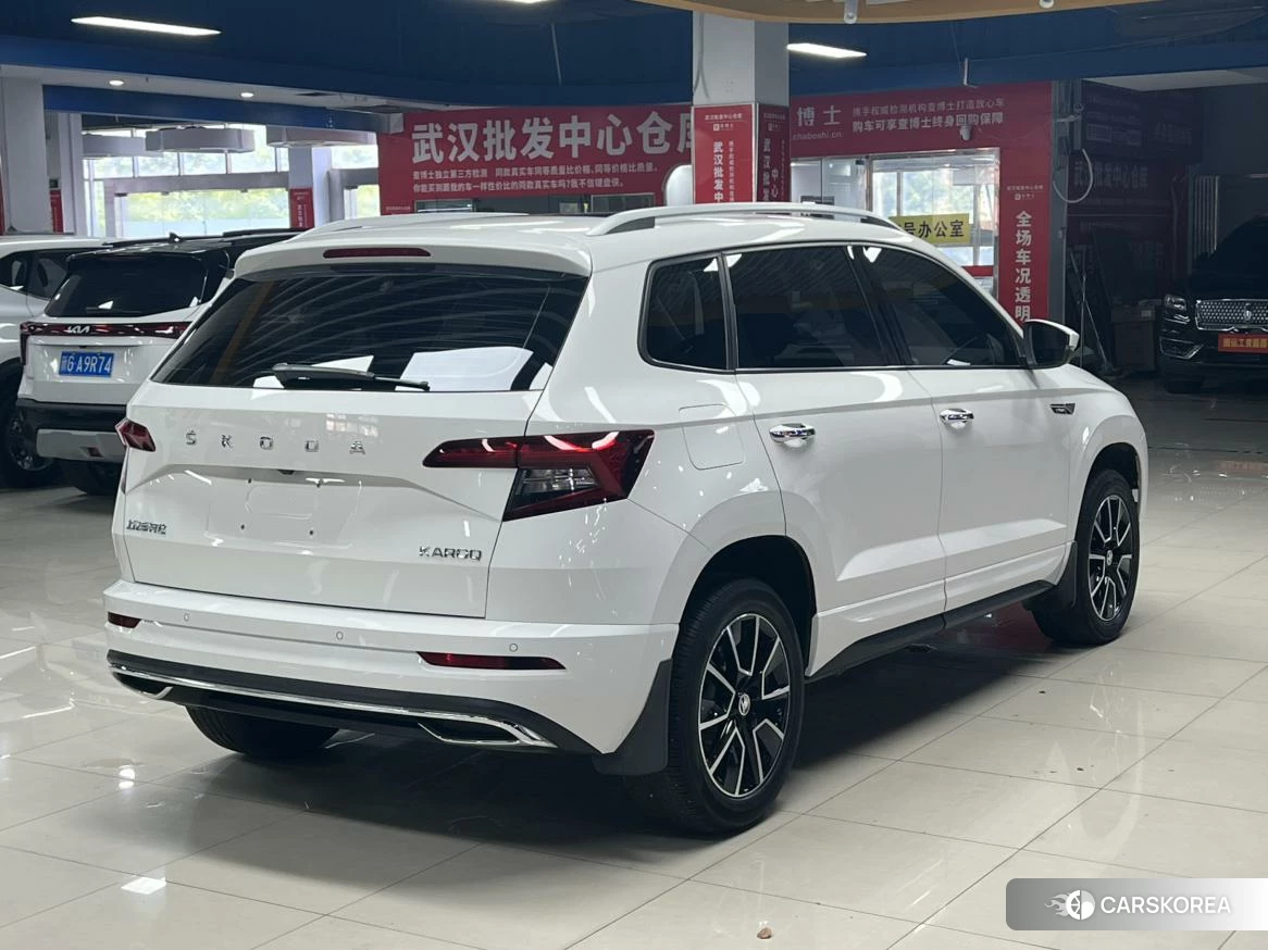 Skoda Karoq 2021 Белый из Китая