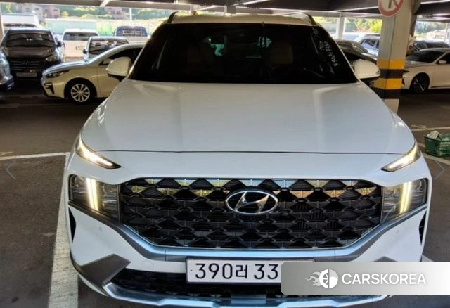 Hyundai The New Santa Fe 2023 Белый из Кореи