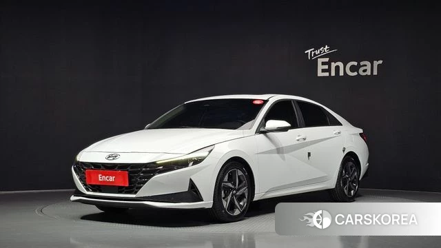 Hyundai Avante (CN7) 2022 Белый из Кореи