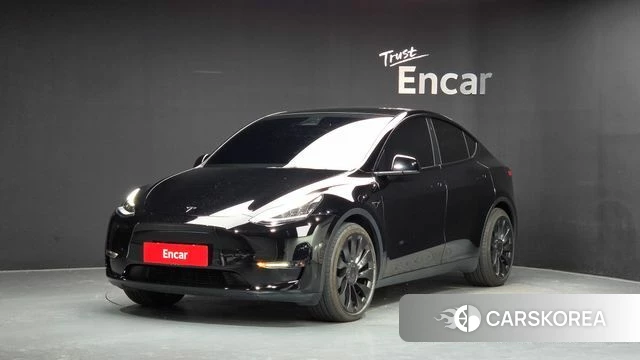 Tesla Model Y 2022 Черный из Кореи