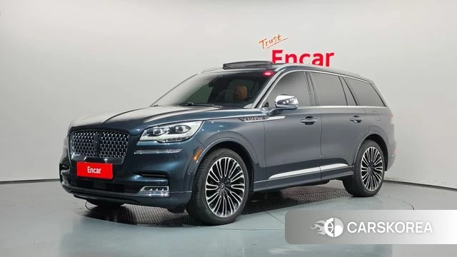 Lincoln Aviator 2nd generation 2020 Синий из Кореи