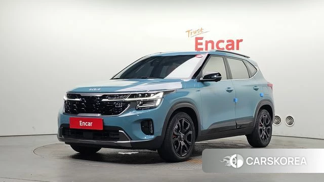 Kia The New Seltos 2024 Небесно-голубой из Кореи