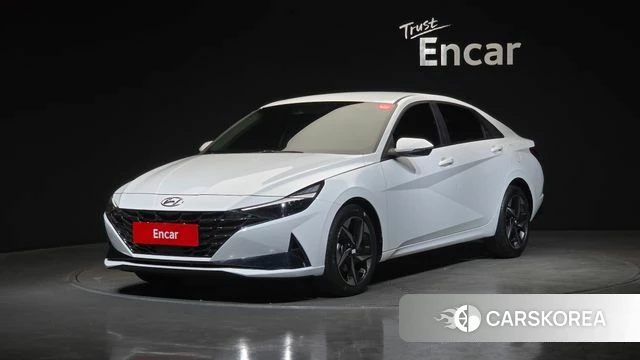 Hyundai Avante (CN7) 2020 Белый из Кореи