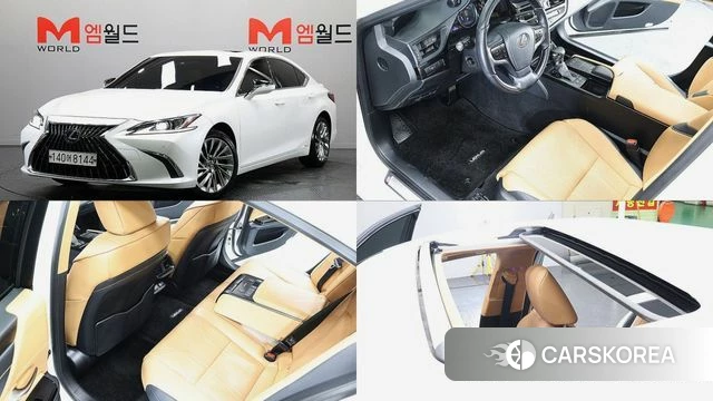 Lexus ES300h 7th generation 2021 Белый из Кореи