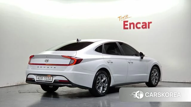 Hyundai Sonata (DN8) 2019 Белый из Кореи
