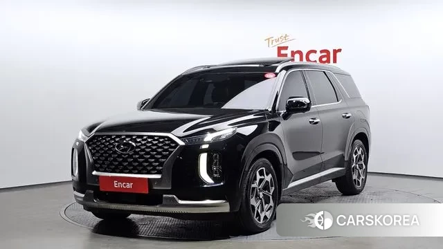 Hyundai Palisade 2021 Черный из Кореи