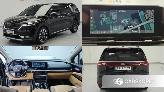 Kia Carnival 4th generation 2021 Черный из Кореи