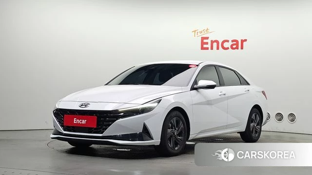 Hyundai Avante (CN7) 2022 Белый из Кореи