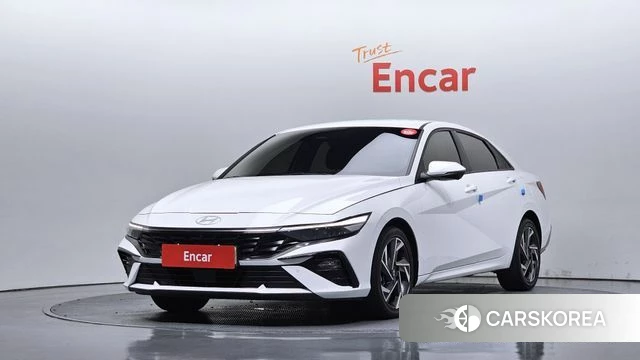 Hyundai The New Avante Hybrid (CN7) 2024 Белый из Кореи