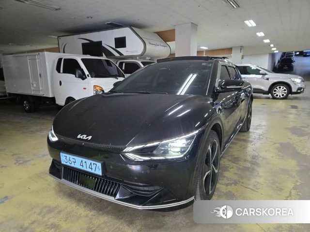 Kia EV6 2022 Черный из Кореи