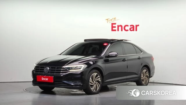 Volkswagen 7th Generation of Jetta 2021 Черный из Кореи