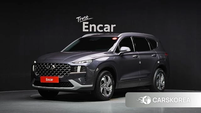 Hyundai The New Santa Fe 2022 Серый из Кореи