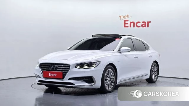 Hyundai Grandeur IG Hybrid 2018 Белый из Кореи