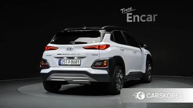 Hyundai Kona Hybrid 2019 Белый из Кореи