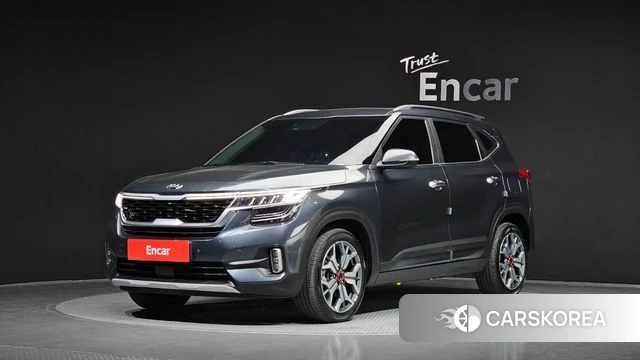 Kia Seltos 2021 Серый из Кореи