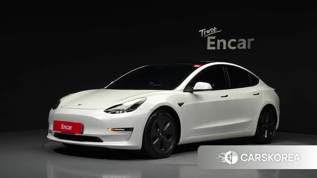 Tesla Model 3 2021 Белый из Кореи