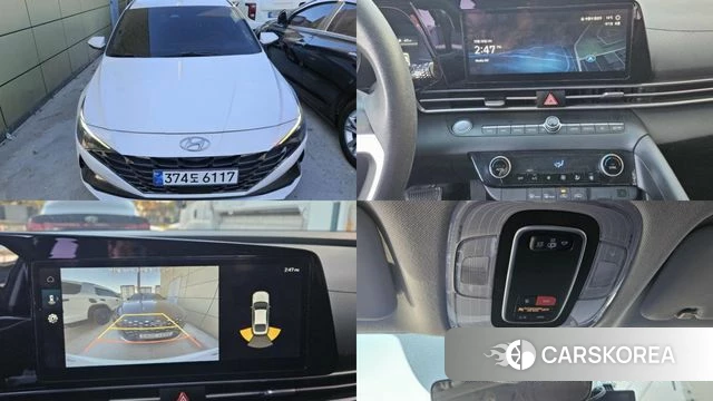 Hyundai Avante (CN7) 2022 Белый из Кореи
