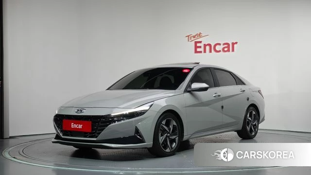 Hyundai Avante (CN7) 2022 Серебристо-серый из Кореи