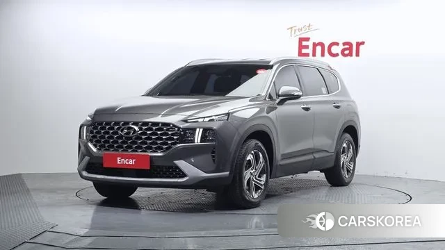 Hyundai The New Santa Fe 2022 Серый из Кореи