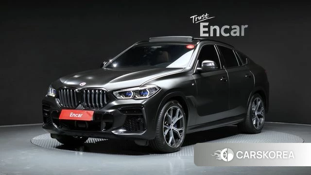 BMW X6 (G06) 2023 Черный из Кореи