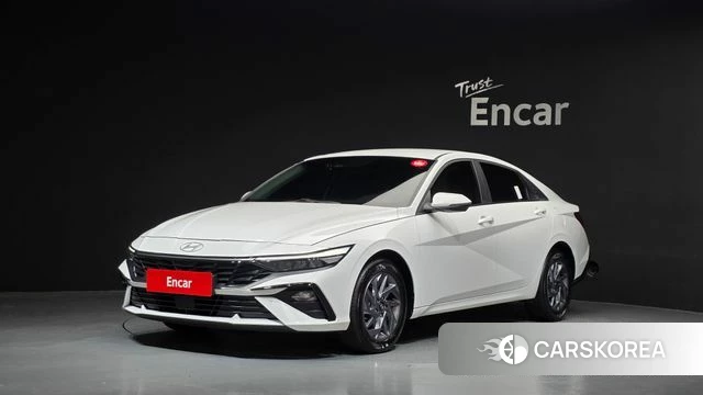 Hyundai The New Avante (CN7) 2024 Белый из Кореи