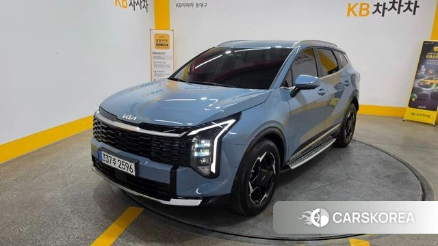 Kia The New Sportage 5th Generation 2025 Небесно-голубой из Кореи